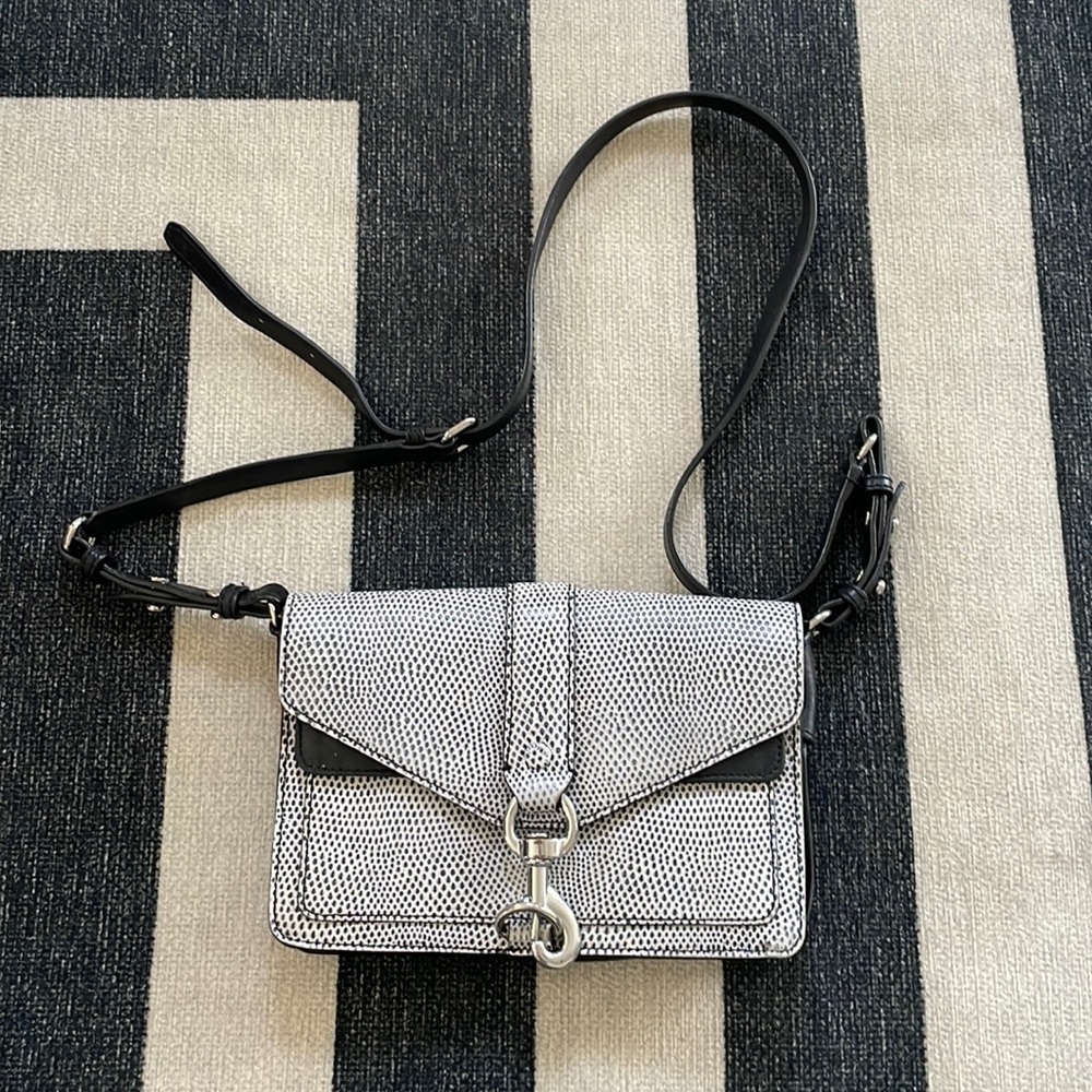 Black/white Rebbeca Minkoff small crossbody bag